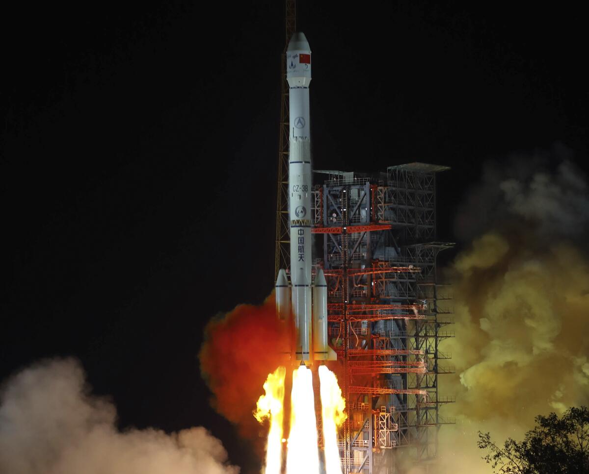 Lunar mission launch in China
