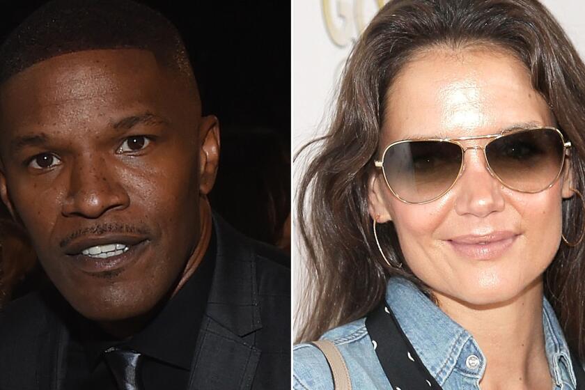 Jamie Foxx and Katie Holmes know each other. That's a fact.