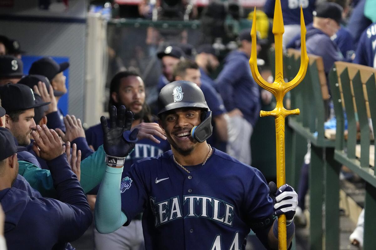 Celebrate Opening Day with a fresh shirt, or ball cap: Seattle