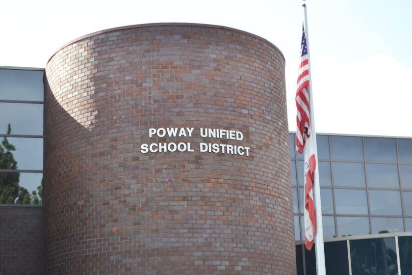 The Poway Unified School District office.