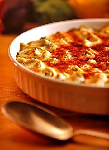 Baby artichoke gratin