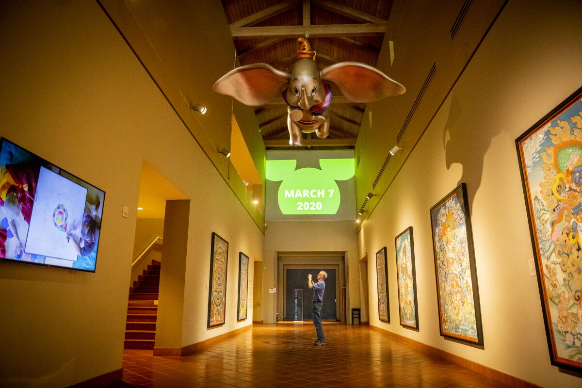 A view of the Walt Disney Archives exhibit coming at the Bowers Museum. 