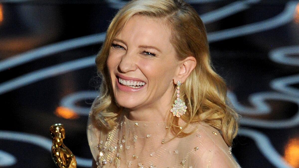 Cate Blanchett Wins Best Actress Oscar for Blue Jasmine