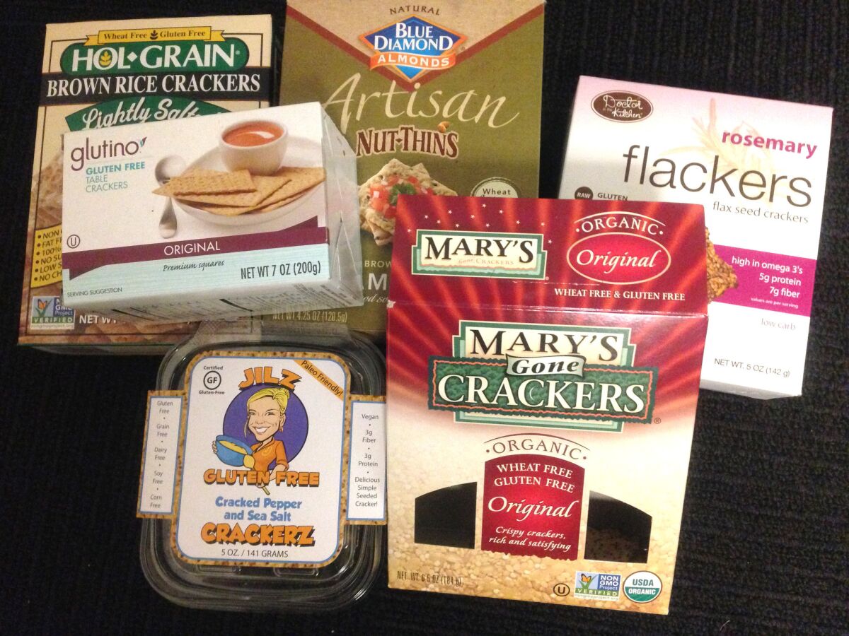 There are plenty of gluten-free cracker options.