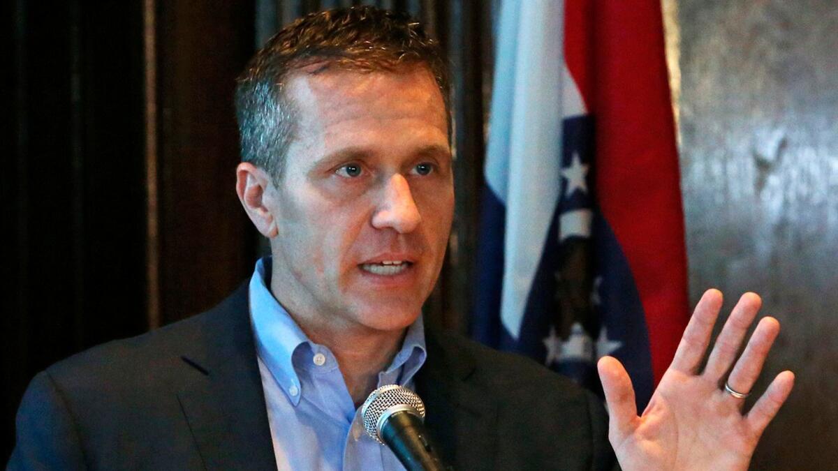 Missouri Gov. Eric Greitens was already facing charges related to a compromising photo of a woman he had an affair with.