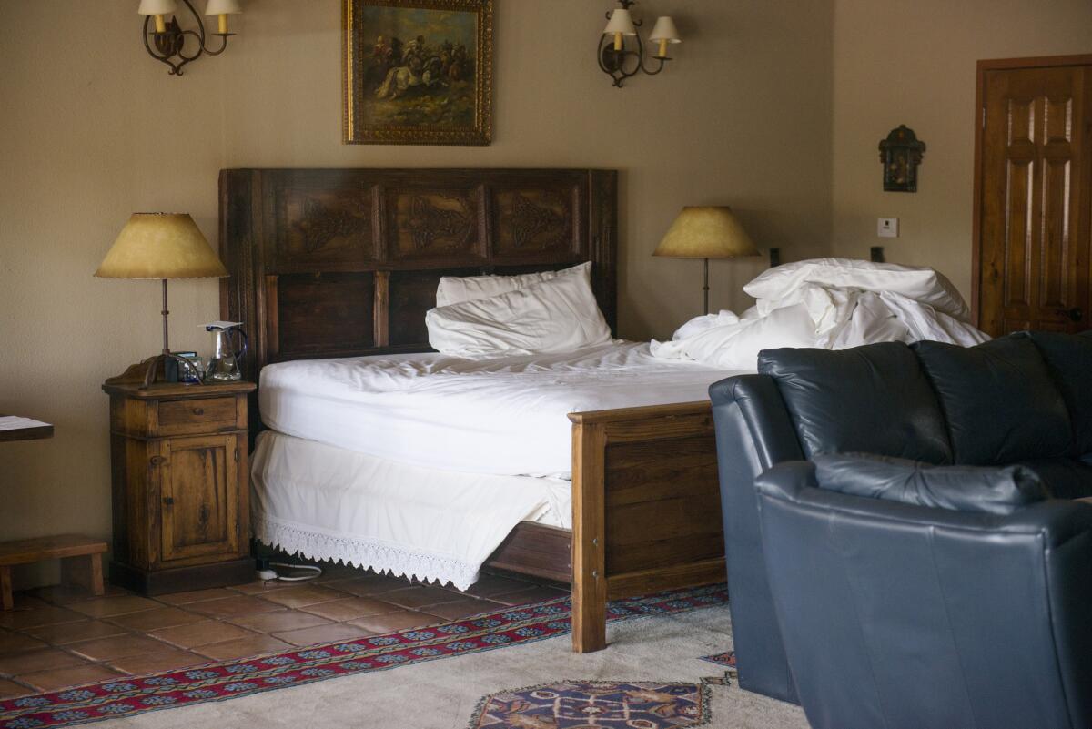 The "El Presidente" suite, where Supreme Court Justice Antonin Scalia died, is shown the day after his death.