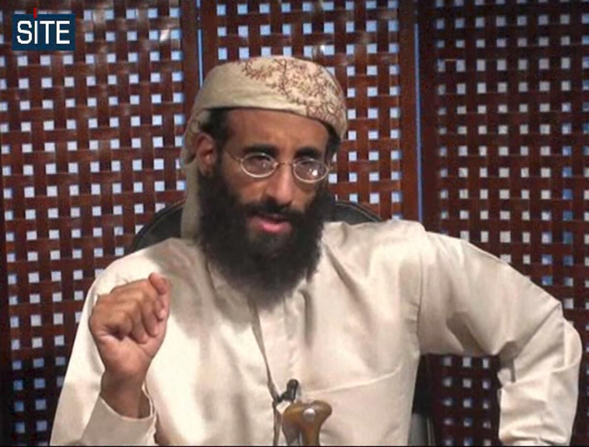 Anwar Awlaki was killed by a U.S. drone strike in Yemen in 2011.