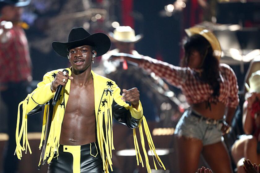 LOS ANGELES, CALIFORNIA - JUNE 23: Lil Nas X performs onstage at the 2019 BET Awards on June 23, 2019 in Los Angeles, California. (Photo by Frederick M. Brown/Getty Images for BET) ** OUTS - ELSENT, FPG, CM - OUTS * NM, PH, VA if sourced by CT, LA or MoD **