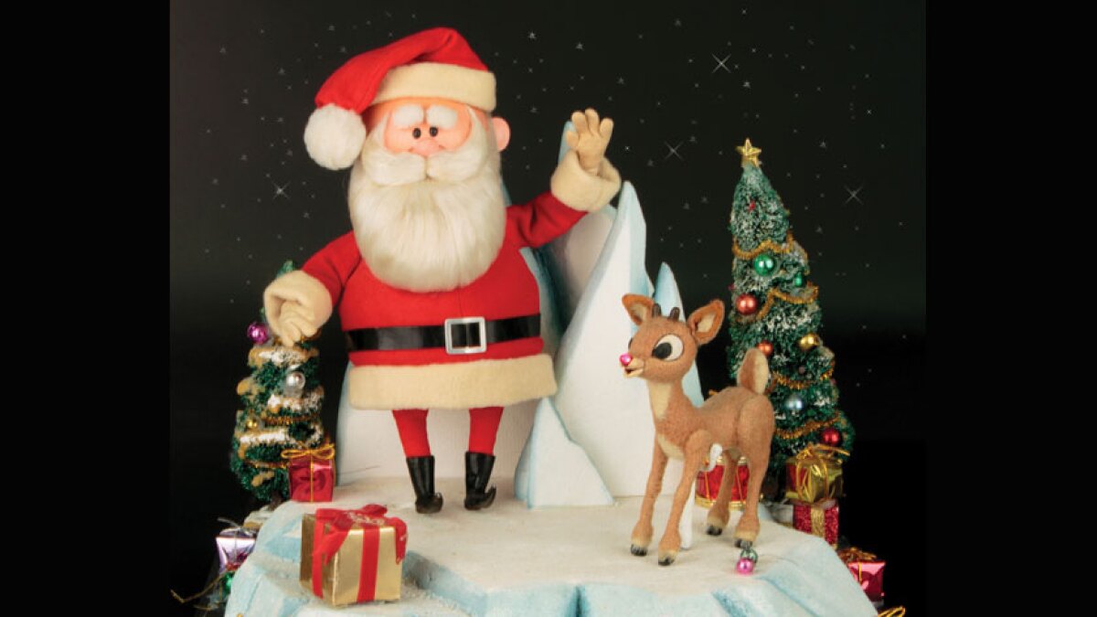 Rudolph The Red Nosed Reindeer Figures Up For Auction Los Angeles Times Lovely heart warming story about a reindeer who is different and suffers some bullying for being different. rudolph the red nosed reindeer figures
