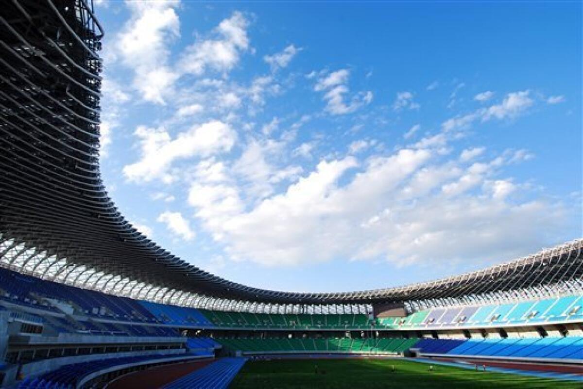 This publicity photo provided courtesy of Toyo Ito and Associates, Architects, shows Japanese architect Toyo Ito's Main Stadium for The World Games 2009 in Kaohsiung, Taiwan. Ito has won the 2013 Pritzker Architecture Prize, the prize's jury announced Sunday, March 17, 2013. Ito, the sixth Japanese architect to receive the prize, is recognized for the libraries, houses, theaters, offices and other buildings he has designed in Japan and beyond. (AP Photo/Courtesy of Toyo Ito and Associates, Archi