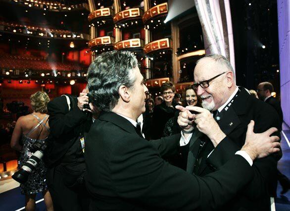 Oscar Show -- Gil Cates, Jon Stewart