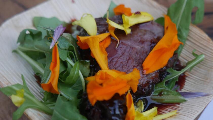 The first year of Pala Casino Spa & Resort's Starlight Food & Wine Festival was an instant hit, thanks in part to dishes like the smoked Muscovy duck breast from the restaurant Cave. (Courtesy photo)