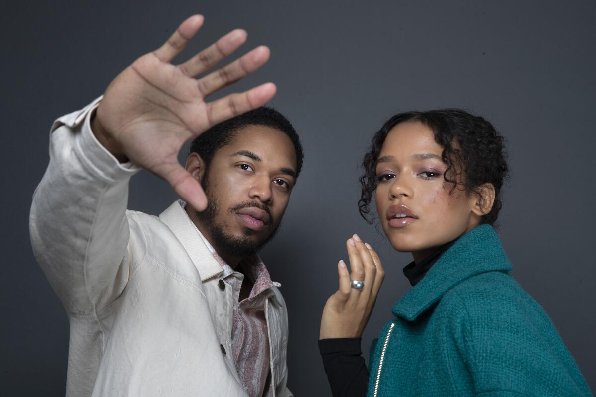 ‘Waves’ stars Kelvin Harrison Jr., left, and Taylor Russell, right, anchor Trey Edward Shults' critically acclaimed drama about a South Florida family in crisis.  