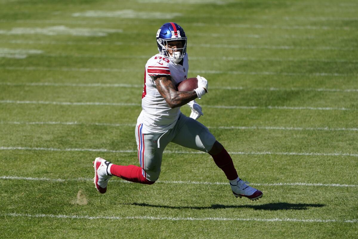 Giants tight end Evan Engram not living up to preseason hype - The