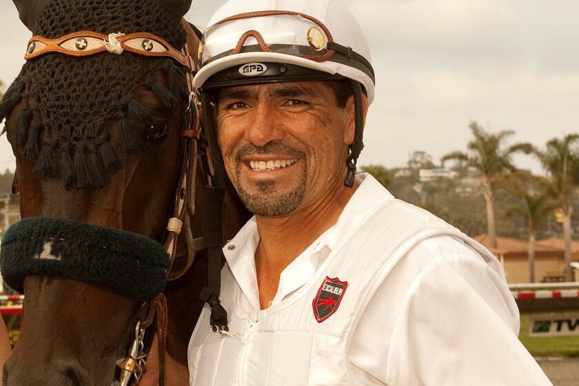 For decades, Jesus Camacho has served as an outrider at Del Mar.