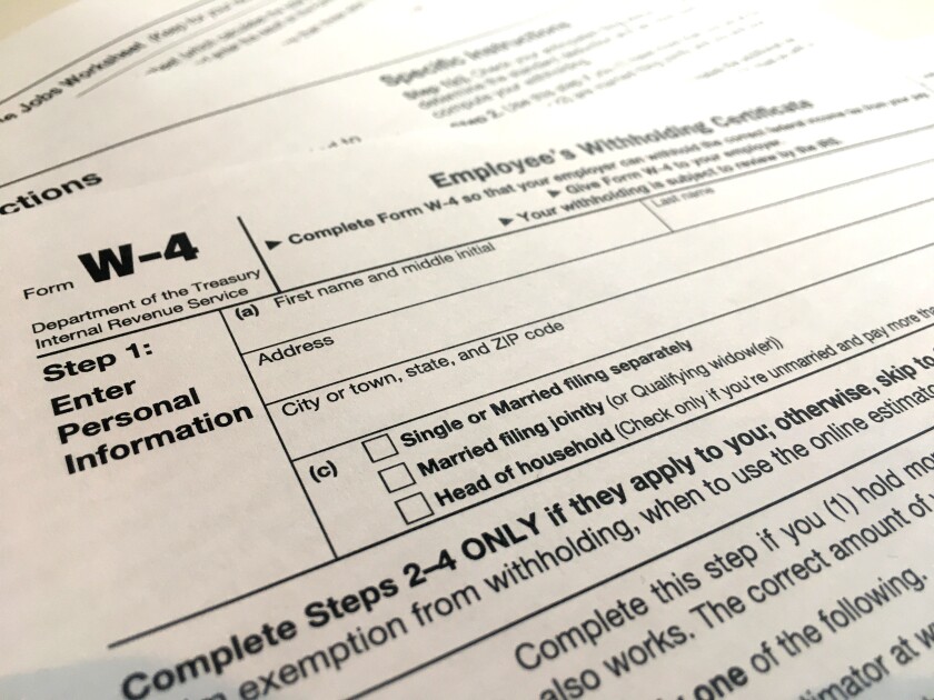 New W-4 form