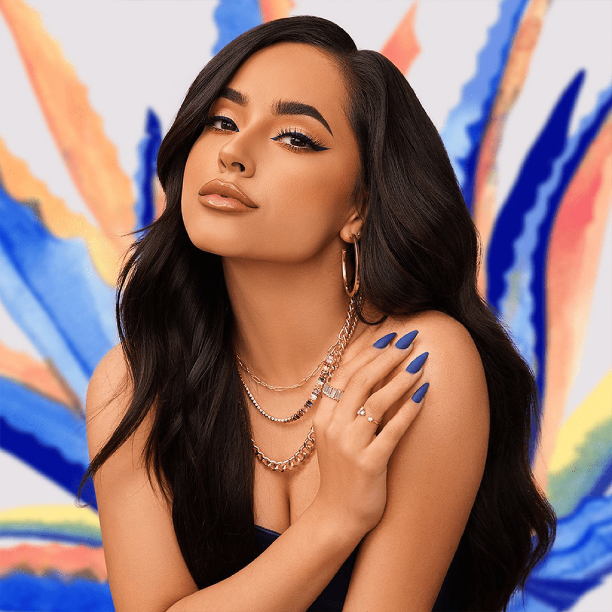 Becky G logro obtener 11 menciones al igual que Farruko.