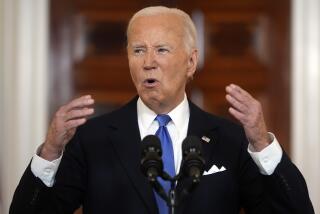 President Joe Biden speaks in the Cross Hall of the White House Monday, July 1, 2024, in Washington. (AP Photo/Jacquelyn Martin)