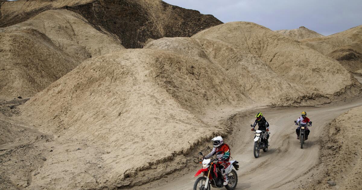 Zip off the beaten path in Death Valley National Park on a motorcycle ...