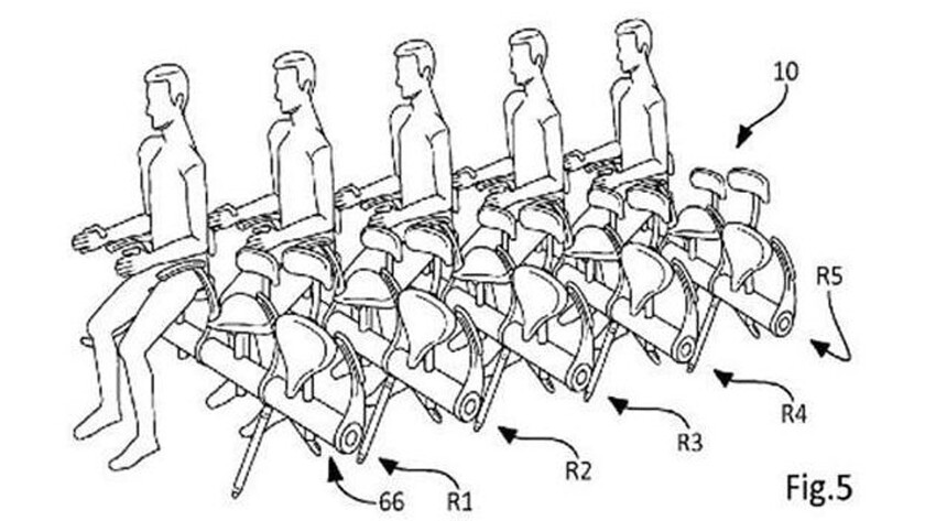 Airbus Operations, the aircraft manufacturer, has requested a patent for a bicycle-like seat to squeeze in more passengers per plane.