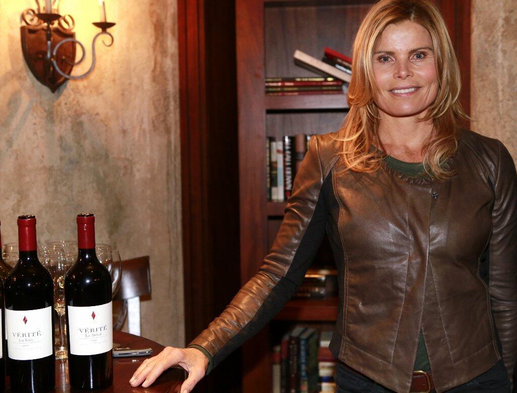 Mariel Hemingway at the Verite Wine tasting room at the Resorts West House of Luxury.