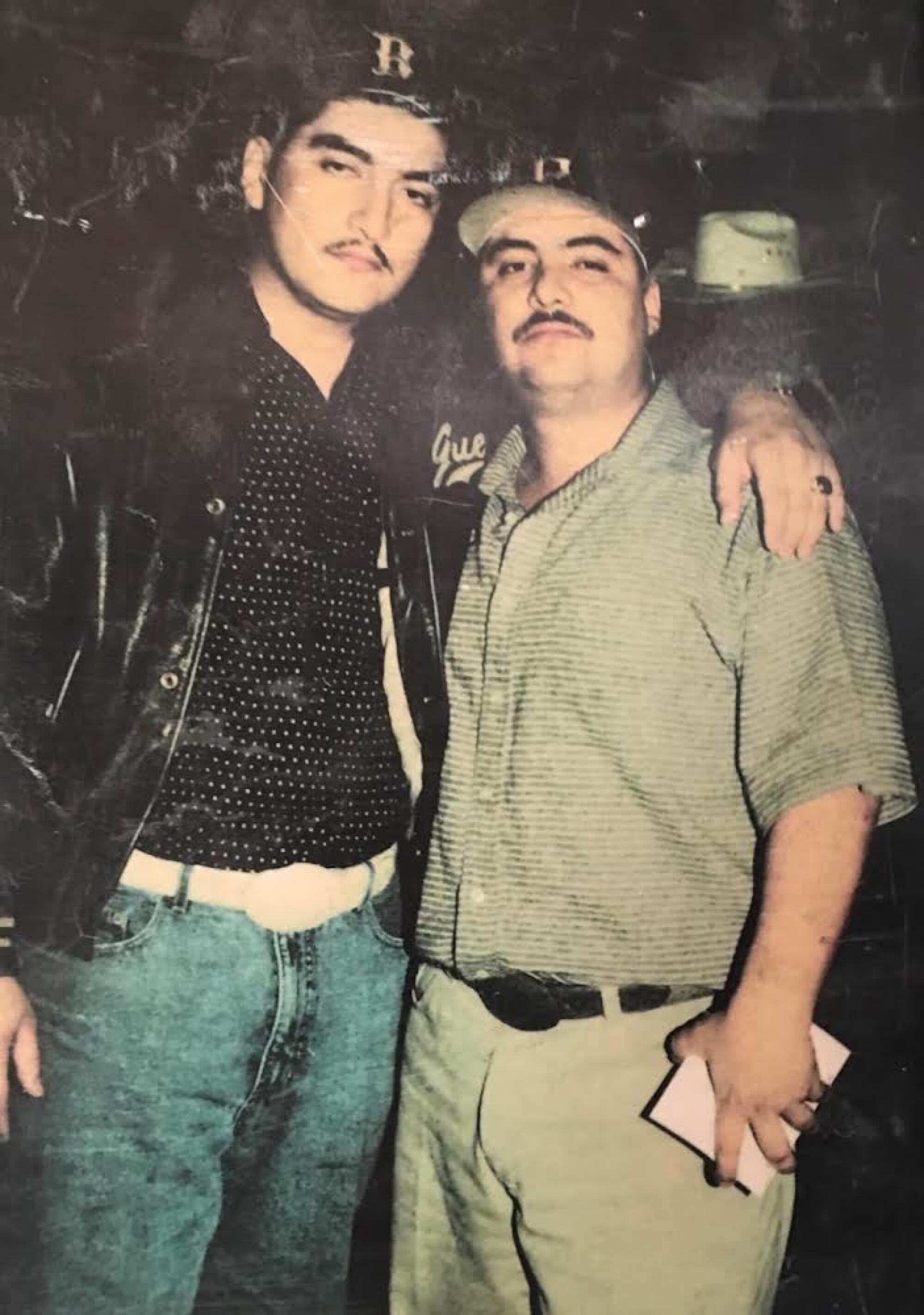 Lucio Rodarte, right, pictured here with his brother Roberto, was found dead in 2009.