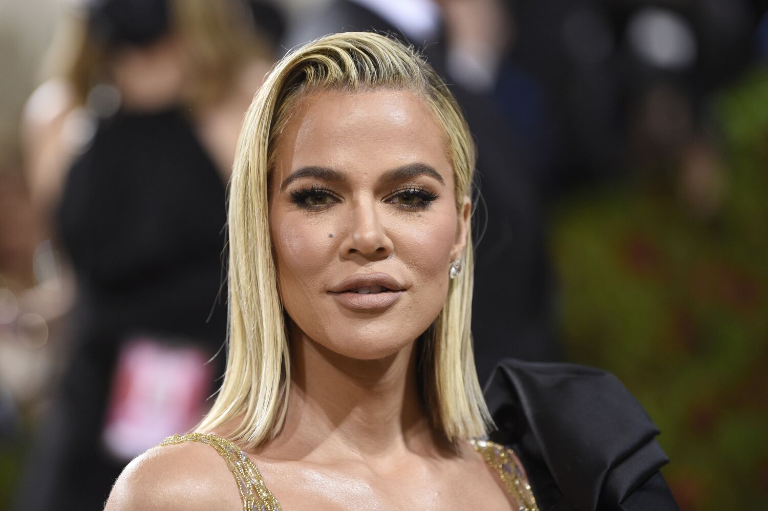 What's on Khloé Kardashian's face? A scar strip, 'Thank you for asking,' she says