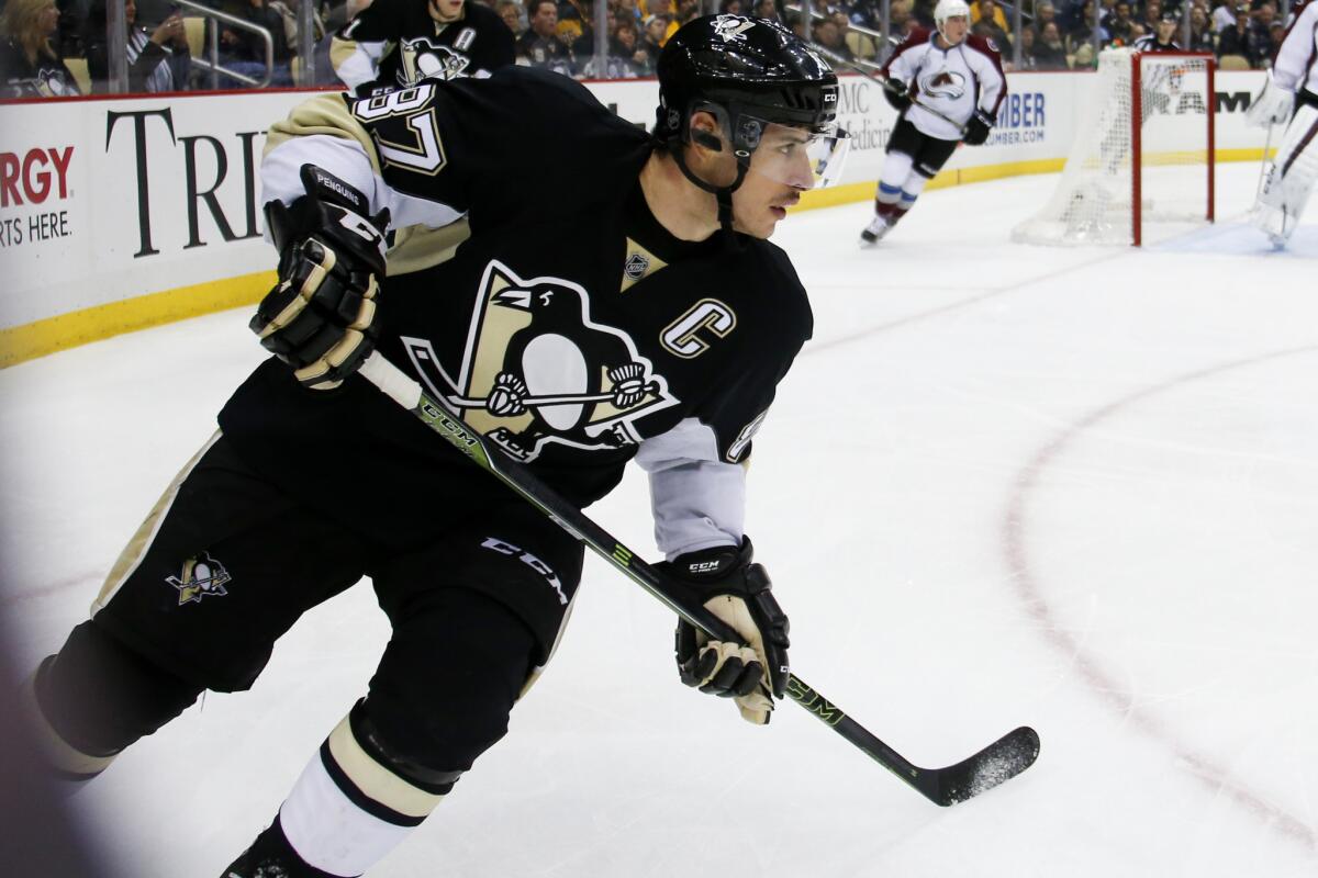 The Pittsburgh Penguins' Sidney Crosby earns more than any other NHL player, according to Forbes.