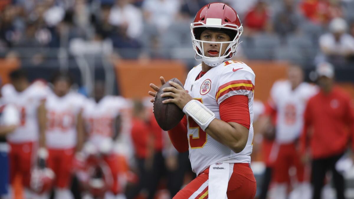 Patrick Mahomes is now the starting quarterback of a Chiefs team that traded up to get him with the 10th pick in the 2017 draft.