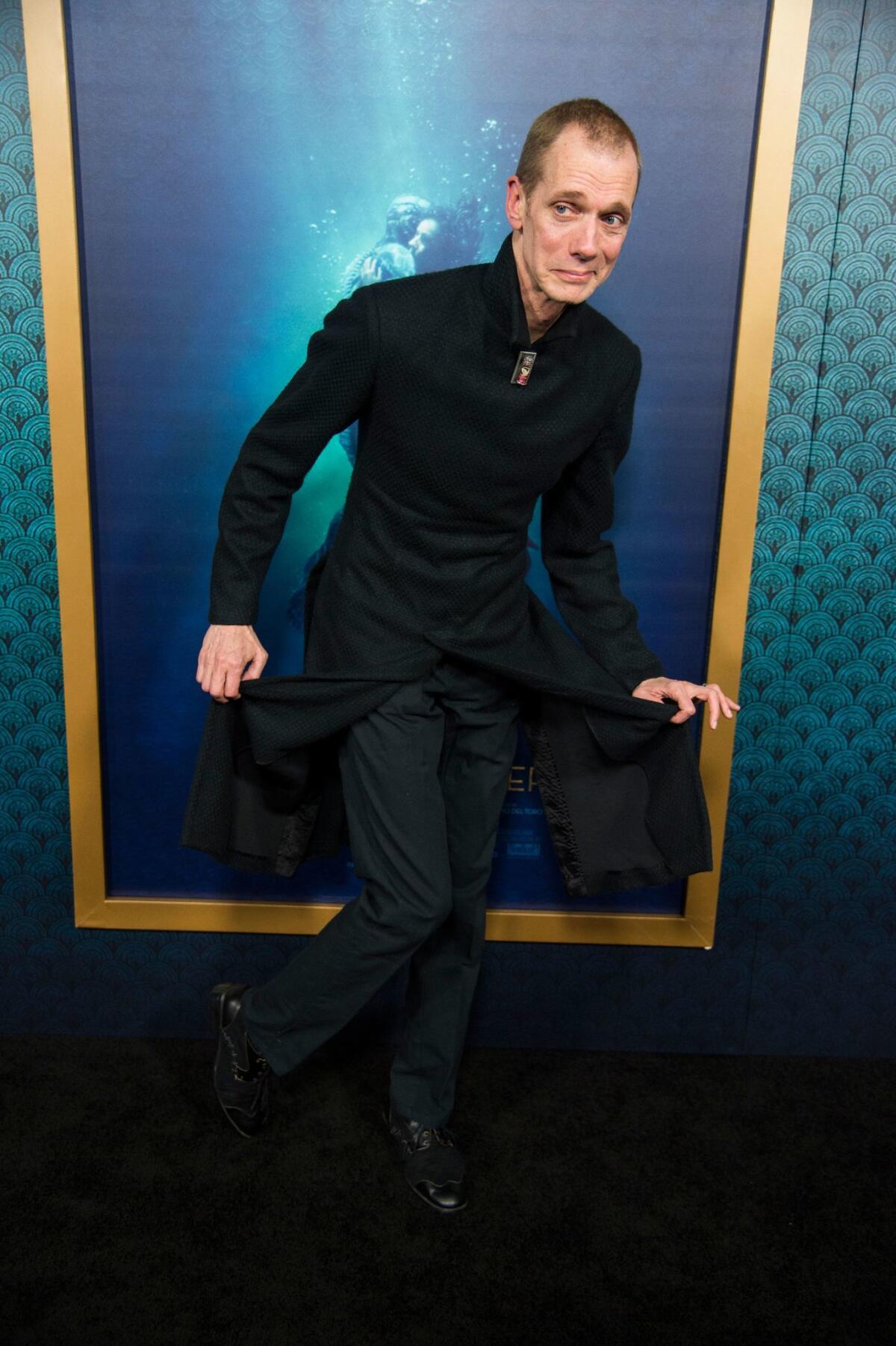 Actor Doug Jones at the premiere of "The Shape of Water" at the Academy of Motion Pictures Arts and Science in Beverly Hills.