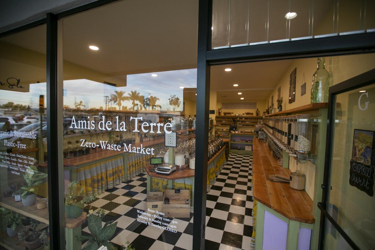 Amis de la Terre Zero-Waste Market opened in September in a storefront at 1125 Victoria St., Ste. G, in Costa Mesa.