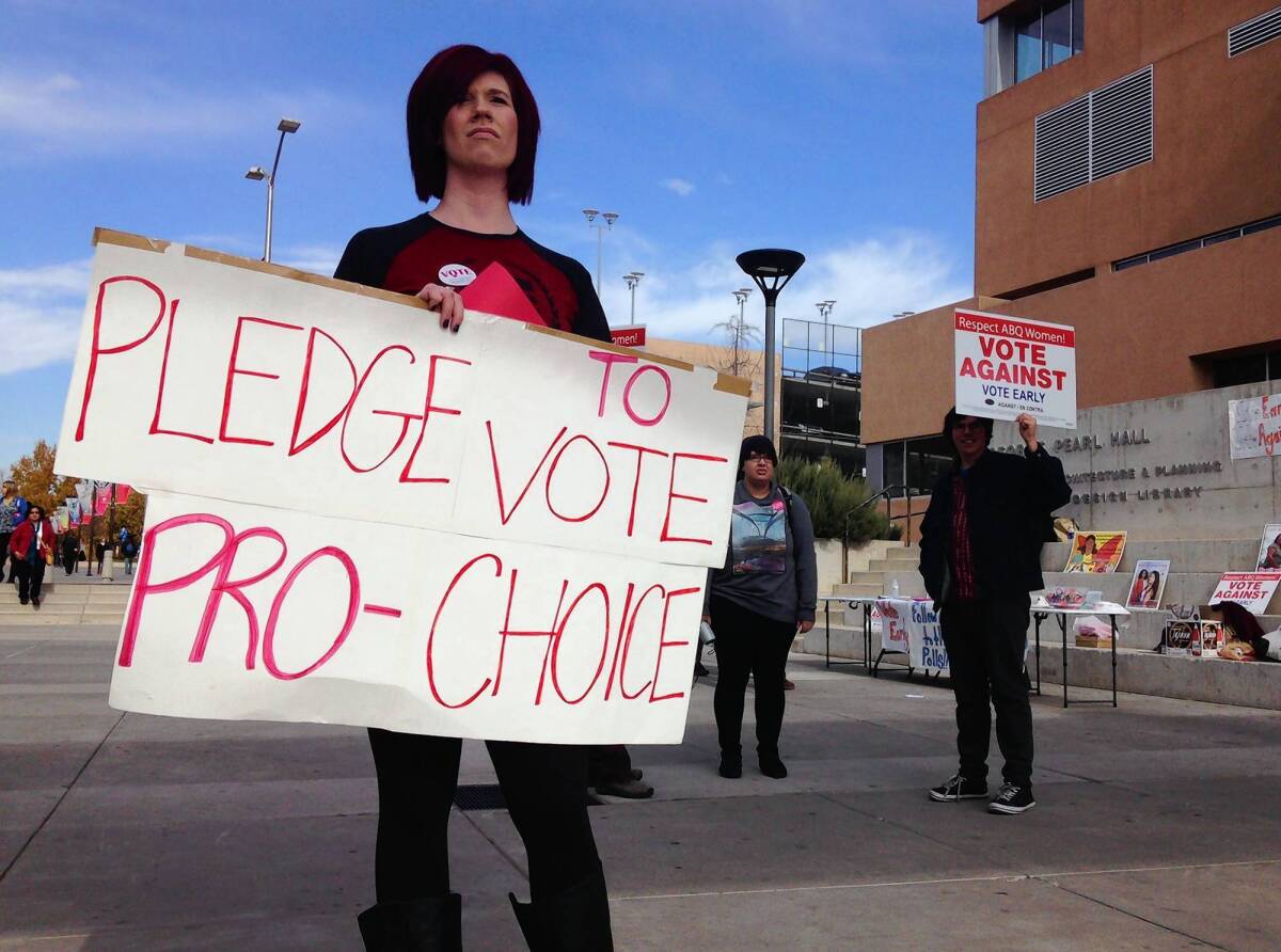 A ballot initiative in Albuquerque that would bar abortions after 20 weeks has ignited campaigns on both sides.