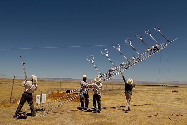 Testing wind strength