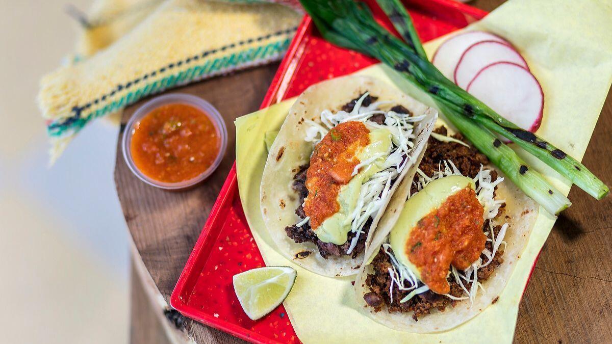 Tacos at Sonoratown in downtown Los Angeles.