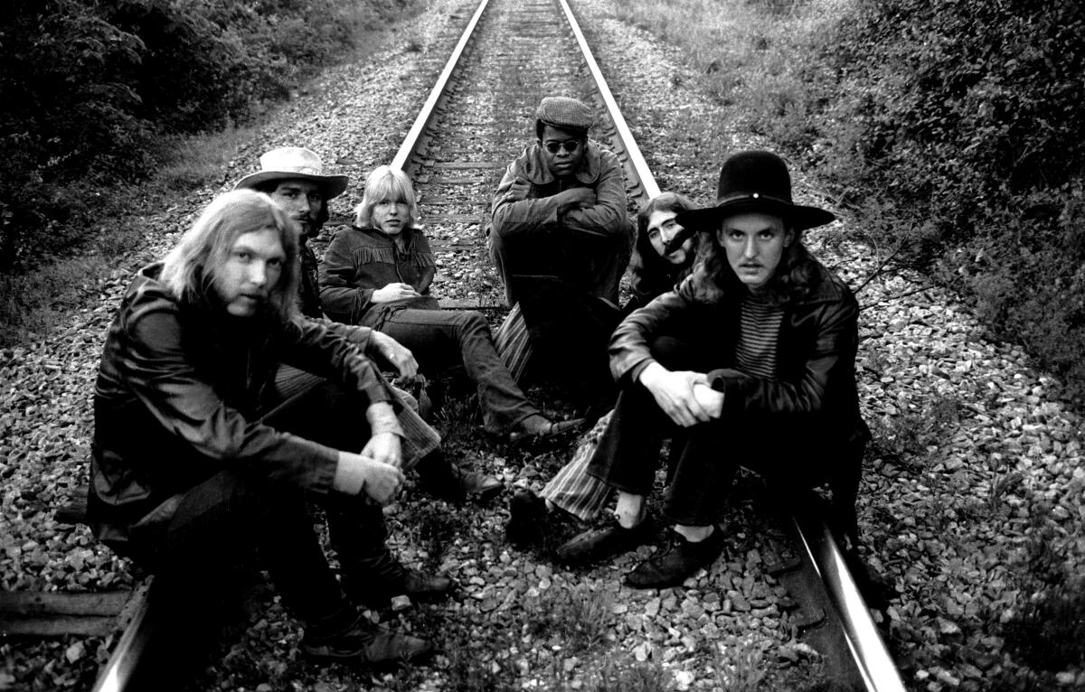 Rock group The Allman Brothers in 1969.