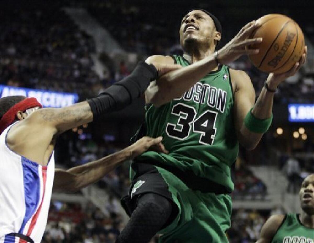 Pistons beat Celtics 92-86 in Rasheed Wallace's return 