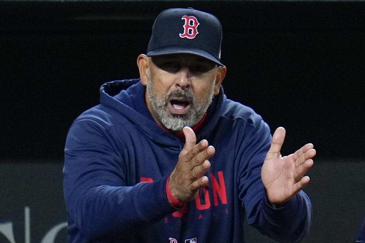 Red Sox manager Alex Cora still looking for bench coach