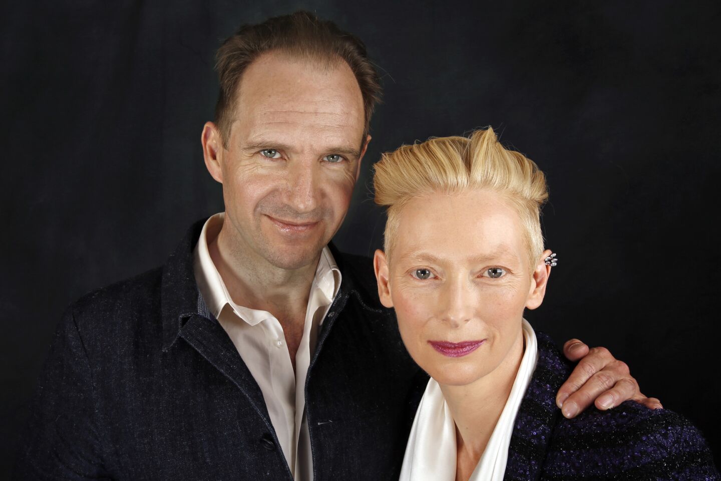 Celebrity portraits by The Times | Tilda Swinton and Ralph Fiennes