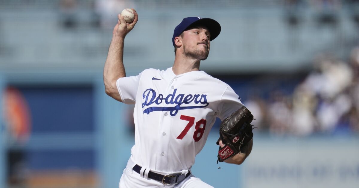 Michael Grove improves as Dodgers’ rotation decision looms, Julio Urías nears return