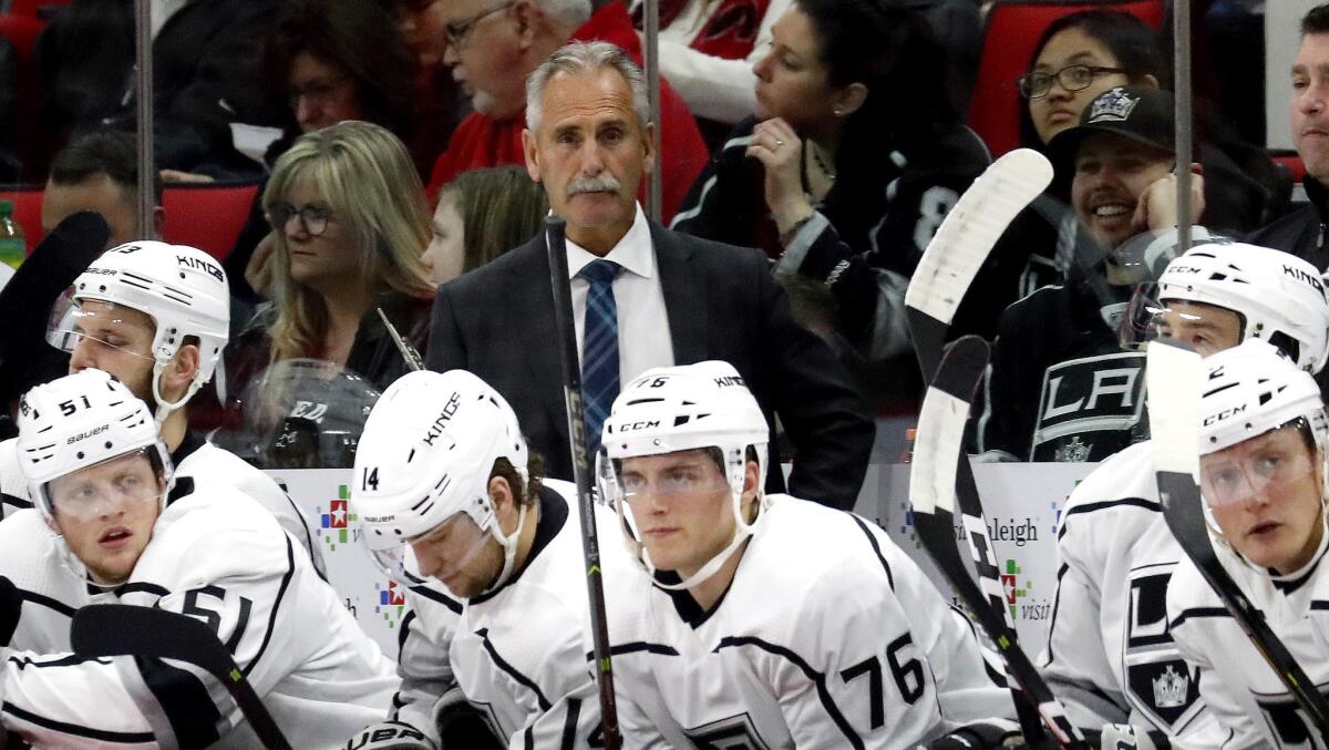 The Kings, with coach Willie Desjardins, hit a six-goal high mark for the season Saturday.