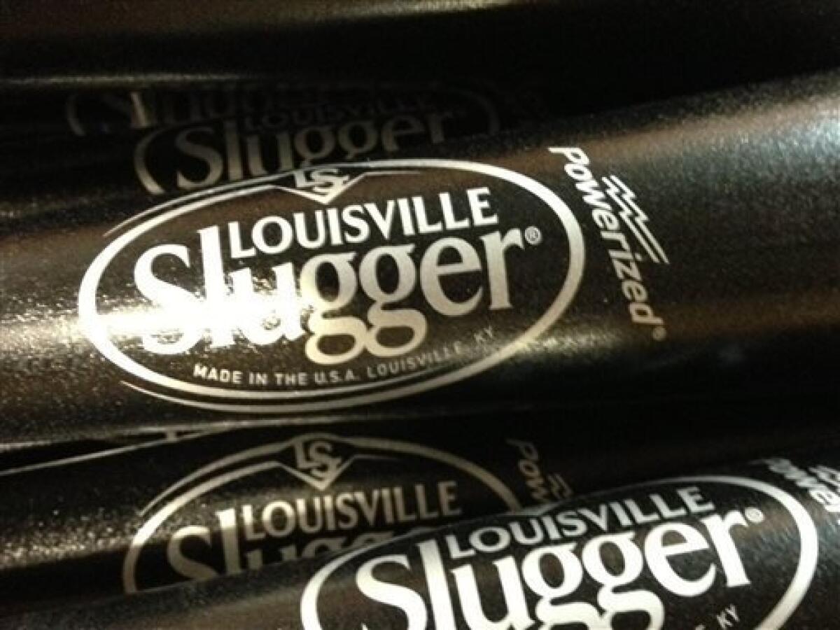 Louisville Slugger rolls out new logo, harder bats - The San Diego  Union-Tribune