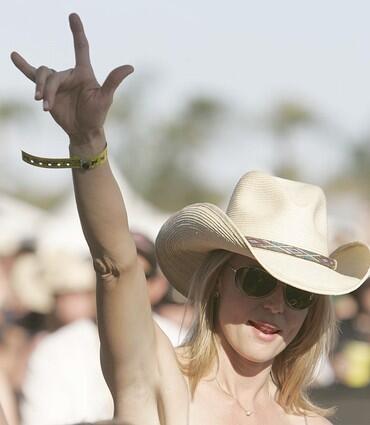 FASHION MUST-HAVE Coachella: 1970s track shorts Stagecoach: Cowboy hat