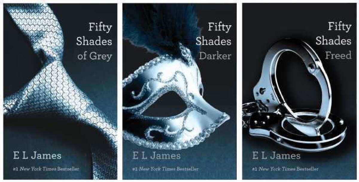 The "Fifty Shades of Grey" trilogy helped sales at Barnes & Noble.