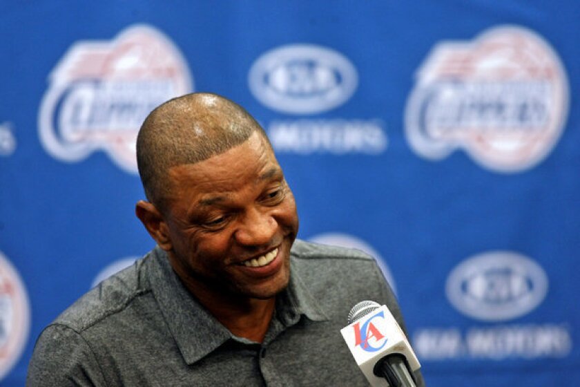 Doc Rivers, talking about playing the Lakers at his introduction as the Clippers' new coach Wednesday, said, "I love rivalries."