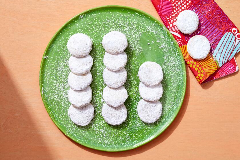 LOS ANGELES - THURSDAY, July 25, 2019: Shortbread. Food Stylist by Genevieve Ko / Julie Giuffrida and propped by Nidia Cueva at Proplink Tabletop Studio in downtown Los Angeles on Thursday, July 25, 2019. (Leslie Grow / For the Times)