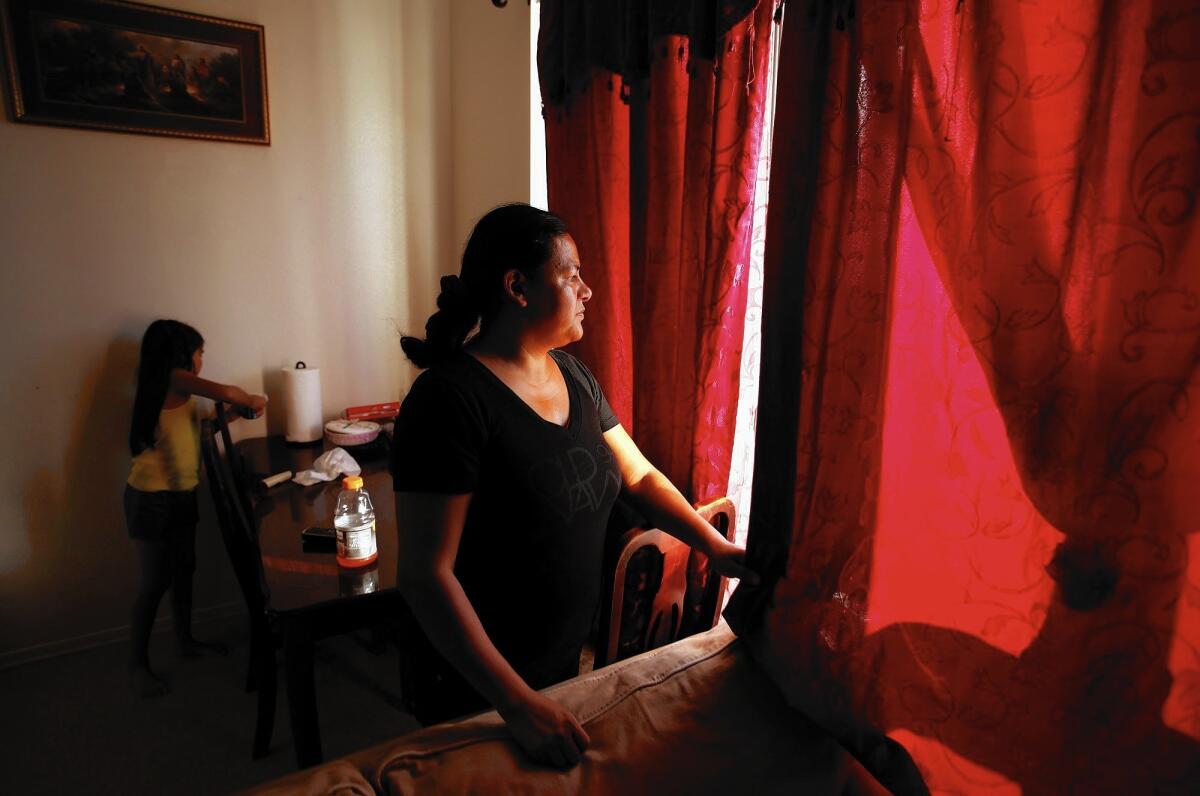Rosario Galicia, who lives near the AllenCo oil drilling site, said her family was unable to escape the smell, even with the windows shut. Her older daughter complained of constant headaches.