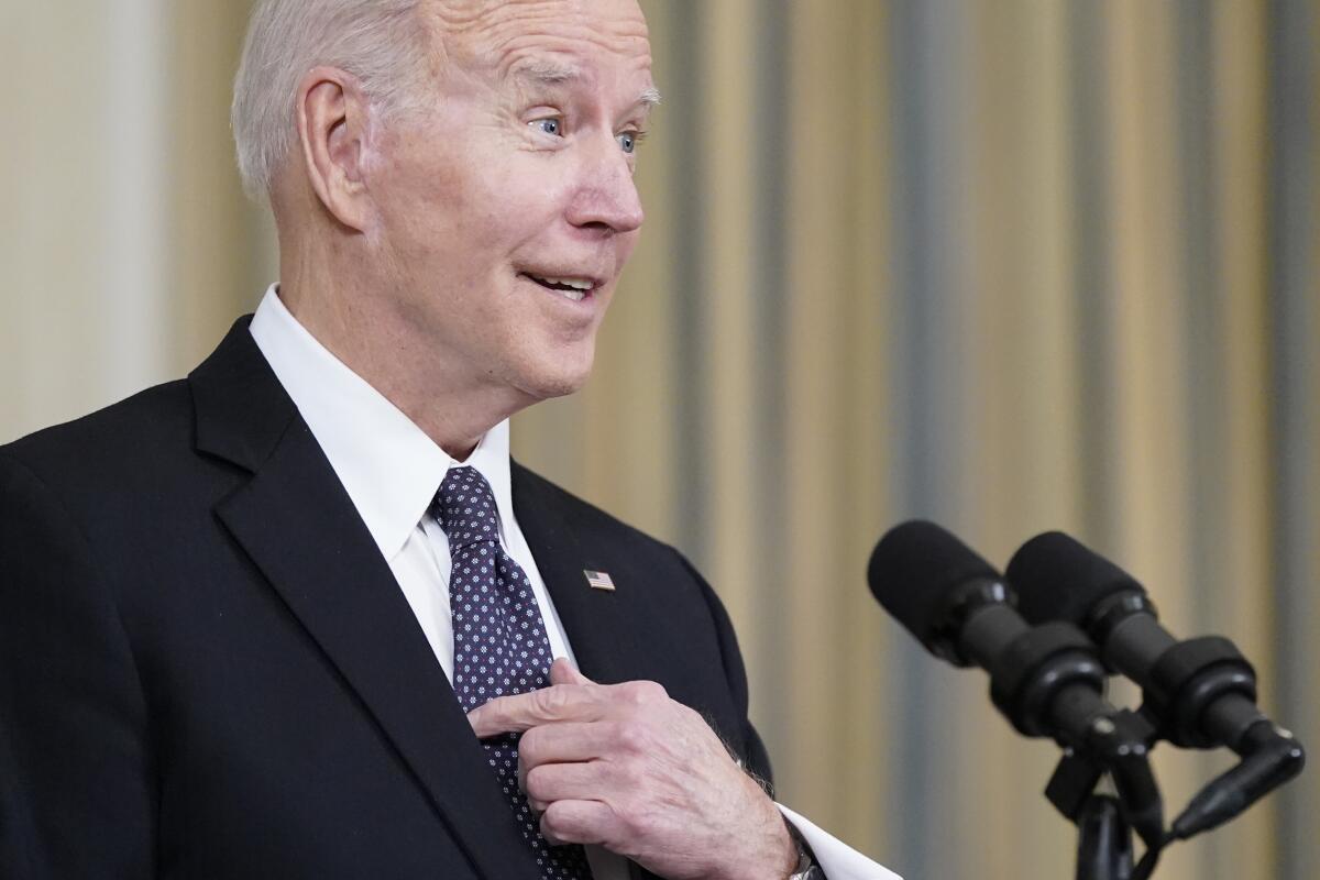El presidente Joe Biden habla sobre su homólogo ruso Vladimir Putin y la invasión de Rusia a Ucrania 