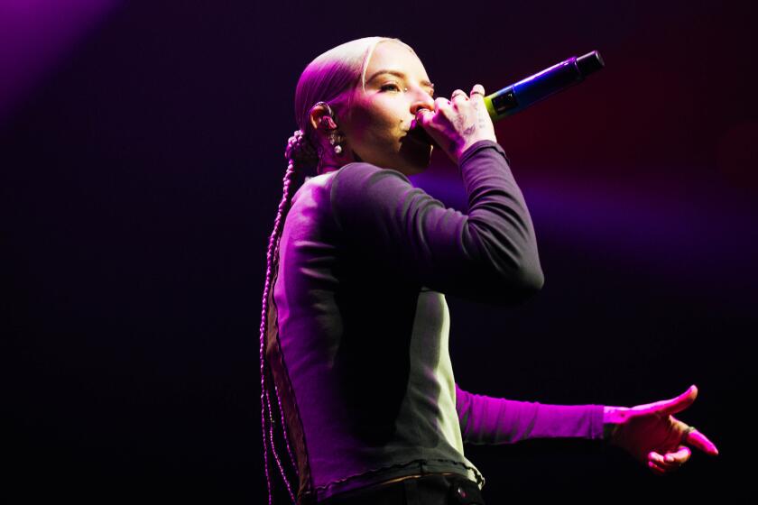 AUSTIN, TX - MARCH 13: Puerto Rican rapper Young Miko performs at the Rolling Stone Future of Music Showcase at South By Southwest on March 13, 2024 in Austin, TX.