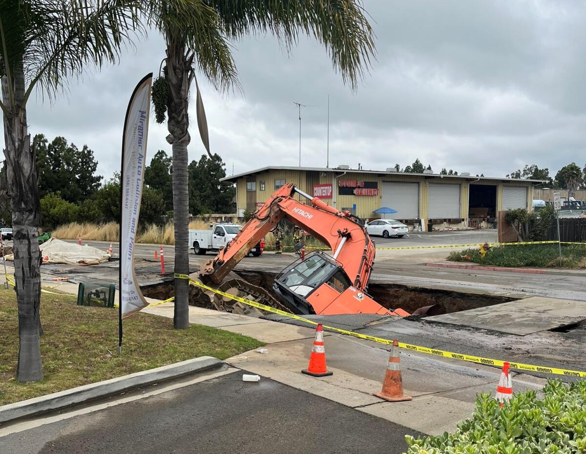 Construction accident disrupts water service in Miramar area - The San