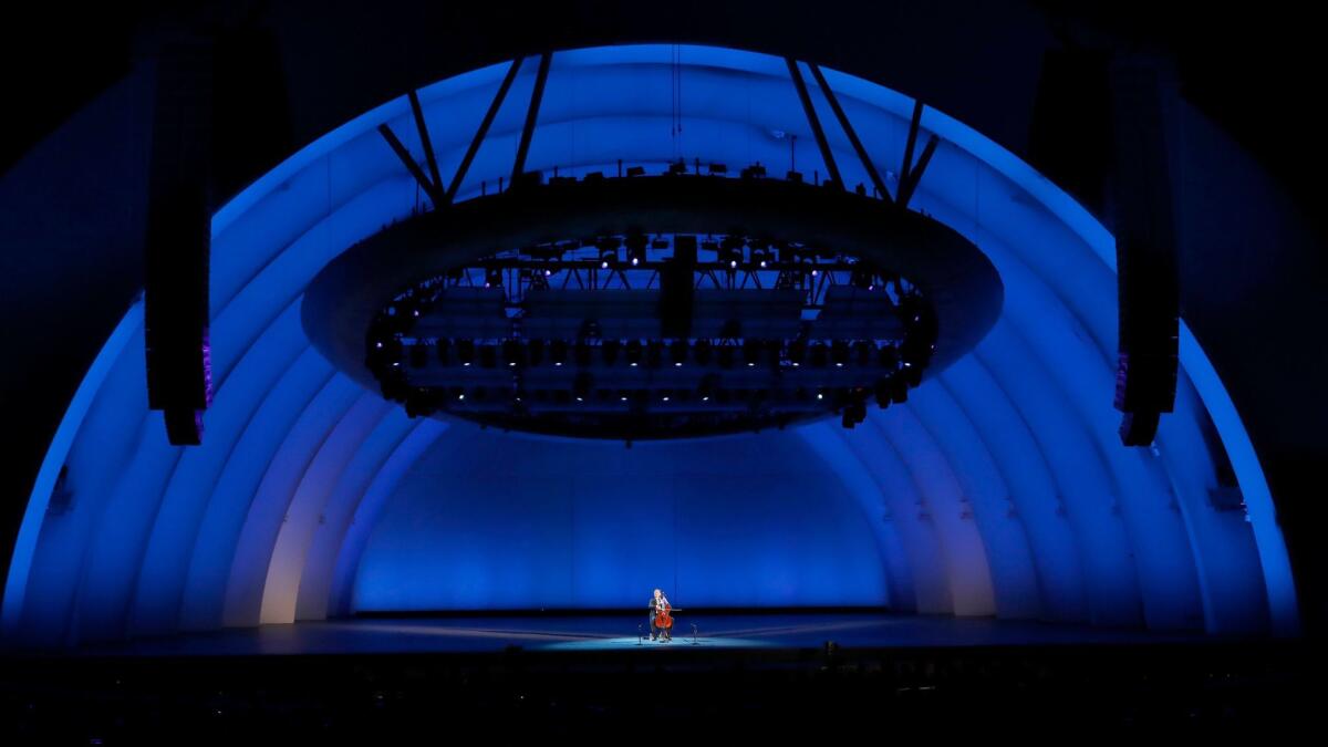 Yo-Yo Ma performing at the Hollywood Bowl in September.